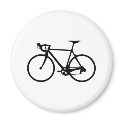 racing bike - racer bicycle magnets by Tomaniac