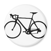 racing bike - racer bicycle magnets by Tomaniac racing bike - racer bicycle magnets