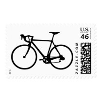 racing bike - racer bicycle postage