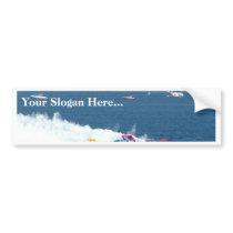 Racing Boats Bumper Stickers