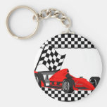 Racing Car Key Chain