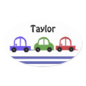 Racing Cars and Stripes Stickers