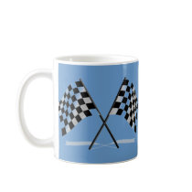 Racing Checkered Flags Coffee Mugs