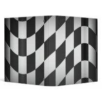 Racing Flag 3 Ring Binders