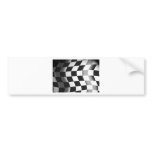 Racing Flag Bumper Sticker