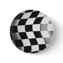 Racing Flag Pinback Buttons
