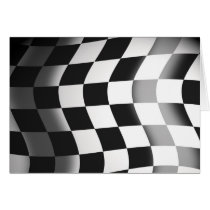 Racing Flag Greeting Card