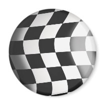 Racing Flag Magnets