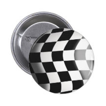 Racing Flag Pinback Buttons