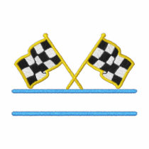Racing Flags embroidered shirts by ZazzleEmbroidery Racing Flags embroidered shirts
