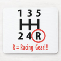 racing gear R mousepads by Tomaniac racing gear R mousepads