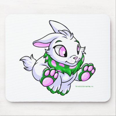 Racing green Cybunny Mouse Pad by neopets
