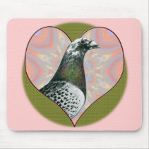 Racing Homer:  Heart Mousepad