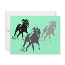 Racing Horses race Kentucky Derby Party Invitation