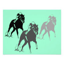 Racing Horses race Kentucky Derby Party Invitation invitations