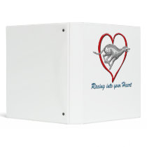 Racing into your Heart 3 Ring Binders