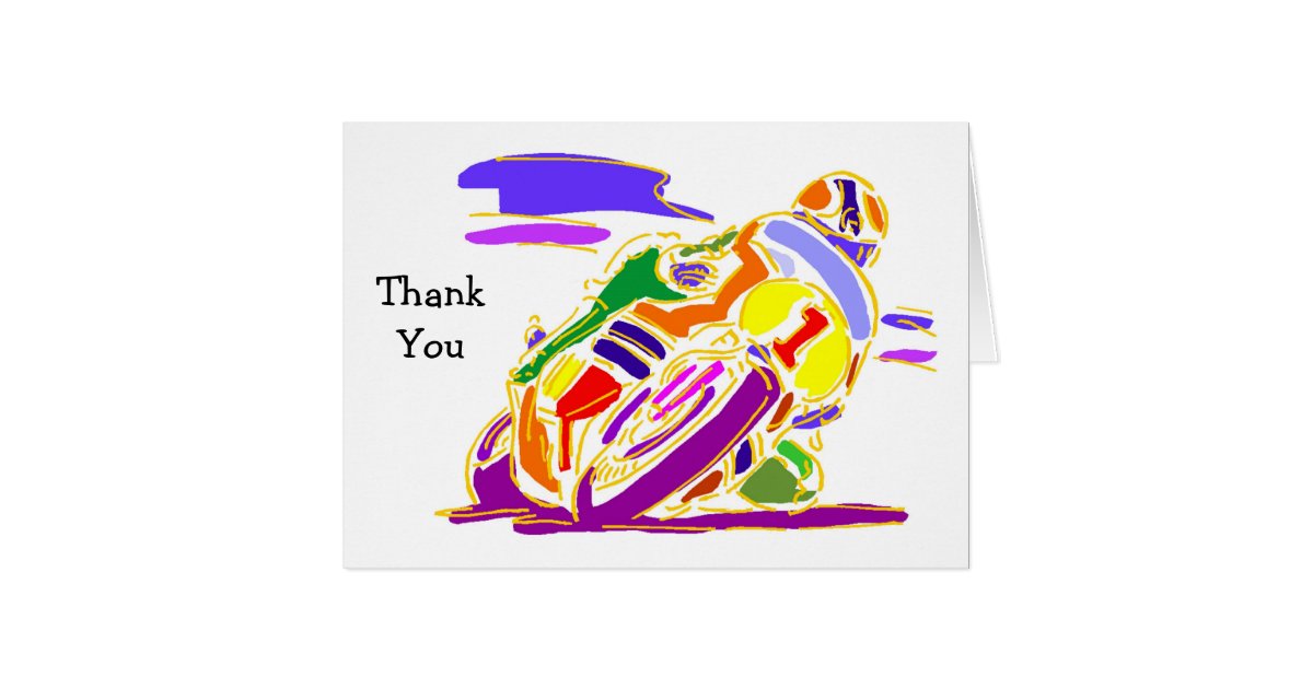 racing-motorcycle-thank-you-cards-zazzle