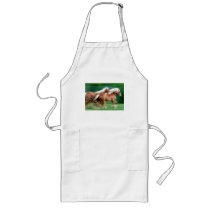 Racing Palomino Horses Apron