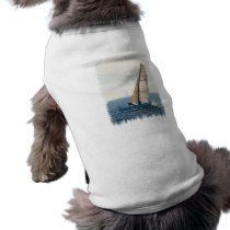 Racing Sailboat Pet Shirt