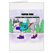 RACING SIBERIAN CARTOON CARDS