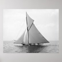 Racing Sloop Oweene, 1891 Posters