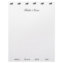 Racing Stable Letterhead Paper
