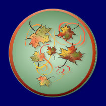 Racing The Autumn Wind Magnet magnets