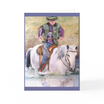 Racing Thru Life - Enjoy the Ride Greeting card