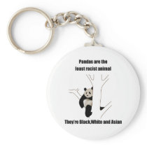 Racist panda key chains