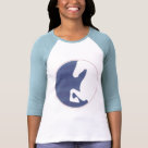 ladies_fitted_raglan - The famous R & R logo on the front, with Rack and Ride an American Saddlbred at R & R Stables, www.RandRstables.com on the back