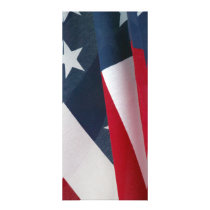 Rack card American Flag