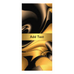 Rack Card Bronze Gold Abstract