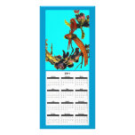 Rack Card Calender 2011 Hong Kong Birds Blue rack cards