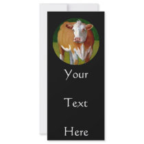 RACK CARD: COW: ART