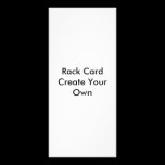 Rack Card Create Your Own rackcards Large Size