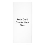 Rack Card Create Your Own rackcards Large Size