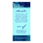 Rack Card Floral Grunge Salon Spa Blue Page 2