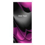 Rack Card Pink Black Abstract