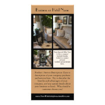 Rack Card Template, Hotels, Businesses, Restaurant rack cards by cutencomfy Rack Card Template, Hotels, Businesses, Restaurant rack cards