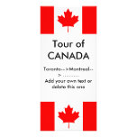 Rack Card with Flag of Canada rack cards