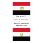 Rack Card with Flag of Egypt