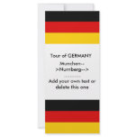 Rack Card with Flag of Germany