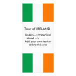 Rack Card with Flag of Ireland