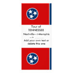 Rack Card with Flag of Tennessee, U.S.A.