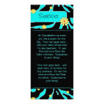 Rack Card Zebra Daisy Floral Salon Spa BB rack cards