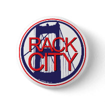 Rack City Pinback Button