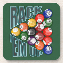 Rack Em Up Drink Coasters
