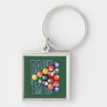 Rack Em Up Key Chains