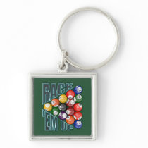Rack Em Up Key Chains