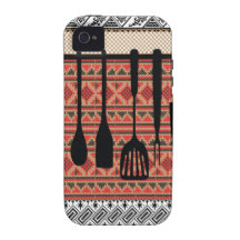 Rack of kitchen utensils Case-Mate iPhone 4 cases